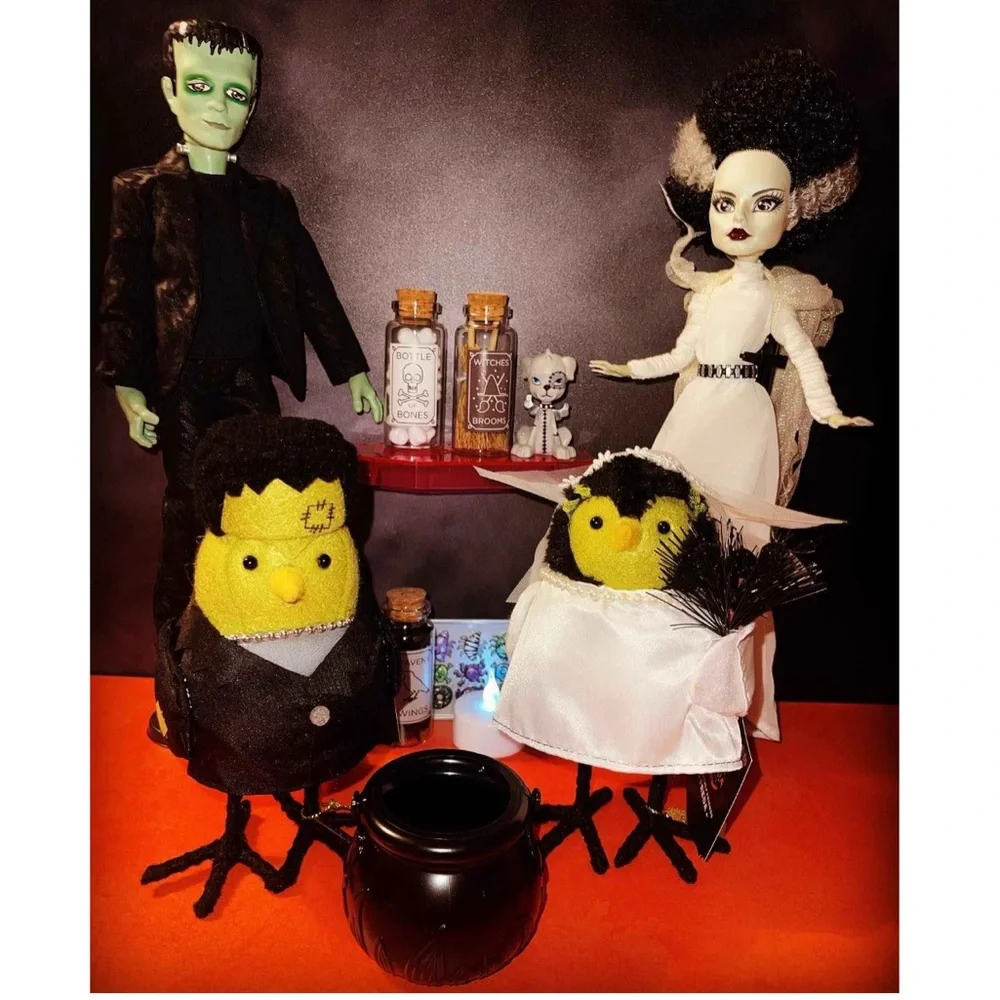 Target Halloween Bird Hyde & Eek “Freda” Featherly Friend Bride of Frankenstein